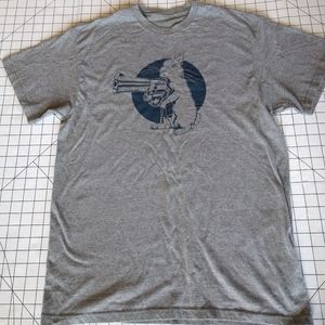Bunny with a gun t-shirt men's medium